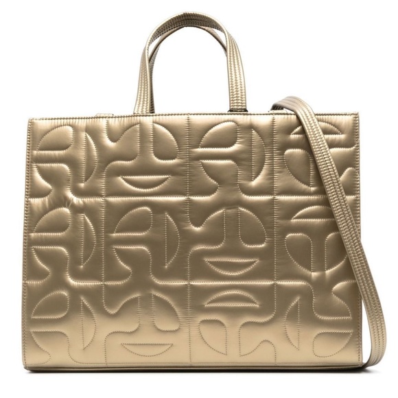 NWT Gold Telfar x Moose Knuckles Medium Bag - Picture 13 of 13